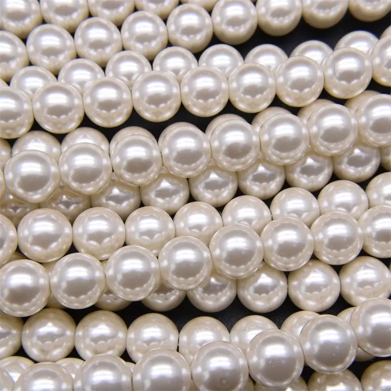 Fabrik Direkt verkauf 3-20mm Perlen in AA-Qualität mit Loch gewinde rund um Glasperlen