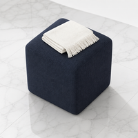 Tabouret de canapé style crème pour la maison, petit tabouret de salon haut de gamme, table basse, tabouret à chaussures, appartement, bureau à domicile