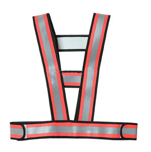 <span class=keywords><strong>Fluo</strong></span> Hi VIS เสื้อกั๊กสะท้อนแสงผ้ายืดหยุ่นได้เสื้อกั๊กนิรภัยสำหรับจักรยานพร้อมหัวเข็มขัดสะท้อนแสง - Product Image 5