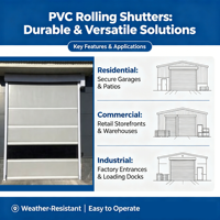 Portes industrielles à grande vitesse, coupe-vent, imperméables, isolantes thermiquement, volets roulants en PVC, double étanchéité, démarrage rapide, télécommande
