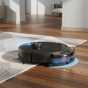 Robot Aspirador Inteligente con Limpieza de Áreas Específicas y por Zonas, Mapeo Automático de Habitaciones, Reanudación de Trabajo en Puntos de Interrupción, para Pelo de Mascotas y Pisos Duros - Product Image 3