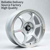 Jantes de voiture certifiées FLowtone Wheels, fabricant certifié, 16X7 4x100 4 trous ET35, jantes en alliage 4x114.3, jantes de course en alliage 15 16 pouces