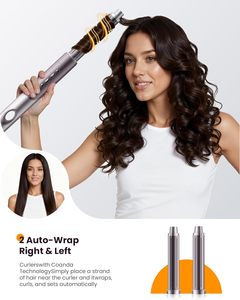 Styler multifonction 5 en 1 de 1500 W avec technologie infrarouge et 6 accessoires professionnels, brosse sèche-<span class=keywords><strong>cheveux</strong></span> haute vitesse - Product Image 3