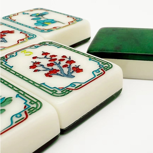 Premium Winslow 1920 Green American Mahjong Set 160 Tiles Luxury Family <b>Entertainment</b> Game Gift American Mah Jongg Tiles - Product Image 5