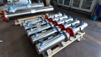 Évaporateur à coquille et à tubes industriel 200TR, refroidisseur d'eau en acier inoxydable, échangeur de chaleur