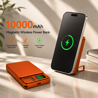 Nouveaux produits 2026 : Batterie externe magnétique sans fil ultra-fine avec écran couleur, charge rapide PD20W, 10000 mAh pour téléphone