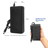 Chargeur personnalisé 36V pour véhicule électrique à batterie au plomb, pour fabricant de voitures de drift électriques, boîtier ABS, interface DC XLR GX16, protection