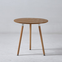 Meubles en bois massif de style nordique, durables, écologiques, légers, table à manger ronde extensible pour salon