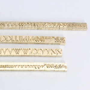 แม่พิมพ์ตัวอักษร ตัวเลข สัญลักษณ์ ตัวอักษรภาษาอังกฤษ ทองเหลือง ทองแดง สำหรับปั๊มร้อนด้วยเครื่อง CNC - Product Image 2