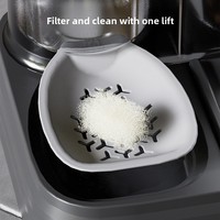 Nouvel article : Distributeur de nourriture de luxe pour animaux de compagnie, sans électricité, pour chats et chiens, avec stockage d'eau et de nourriture, deux-en-un