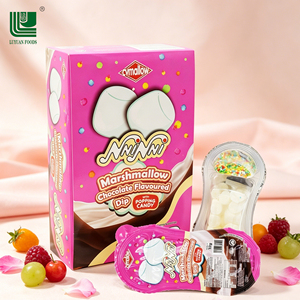 Wholesale Customized Private Label HALAL Certified Multi-Colored <strong>Sweet</strong> Marshmallow Dipped Chocolate Sauce Popping Candy Box - Product Image 2