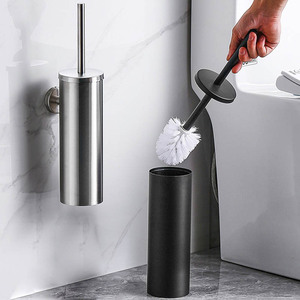 Offre Spéciale <span class=keywords><strong>noir</strong></span> or argent blanc brossé or <span class=keywords><strong>brosse</strong></span> de toilette murale et support <span class=keywords><strong>suspendu</strong></span> ensemble pour salle de bain - Product Image 5