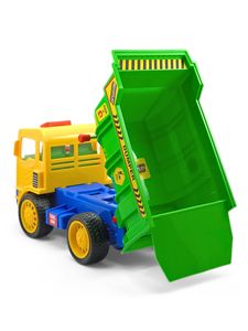 MOTOPLAY DUMPER Un camión de juguete resistente y vibrante, diseñado para horas de juego imaginativo. Con colores brillantes y detalles realistas. - Product Image 6