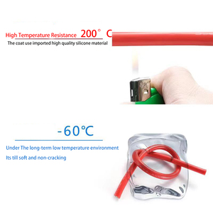 Yüksek direnç kış yumuşak silikon tel 25 35 50 75 95 büyük kare 4 <span class=keywords><strong>3</strong></span> <span class=keywords><strong>2</strong></span> 1awg yeni enerji lityum pil tel - Product Image 2