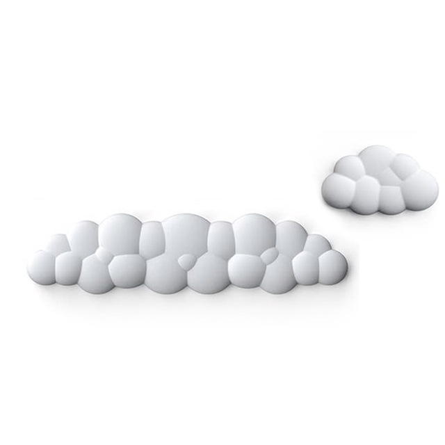 Cloud Mouse Arm Wrist Rest PU Leather Cloud Keyboard Wrist Rest Memory Foam Keyboard Palm Rest