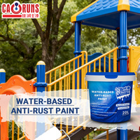 Métal antirouille peinture couleur acier carrelage fer aluminium acier Structure Pipeline garde-corps fer porte rouille Anti-corrosion peinture