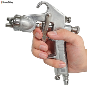 Pistolet de pulvérisation HVLP W-71 1.3/1.5/1.8mm pour peinture automobile avec réservoir supérieur et inférieur de 600 ml, pulvérisateur pneumatique à haute atomisation - Product Image 4