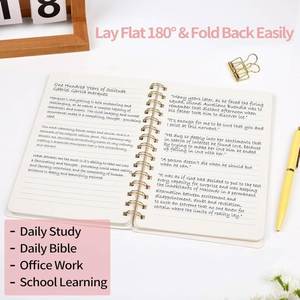<b>A5</b> <b>Spiral</b> <b>Notebook</b> Waterproof Cover Reinforced Pocket Easy Write Enterprise Customized LOGO Trending Products 2026 New Arrival - Product Image 6