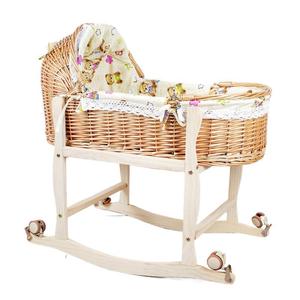 Cuna Portátil Multifuncional para Recién Nacidos, Cuna Plegable de Ratán con Juguetes Relajantes, Cama de Viaje para Auto, Hogar y Exteriores - Product Image 6