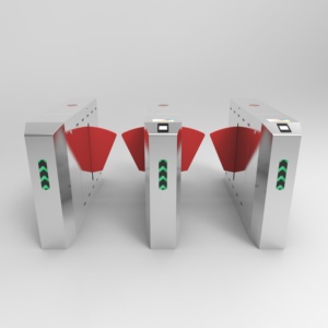 Tự động cho người đi bộ kiểm soát truy cập hệ thống eo cao 304 thép không gỉ Flap <span class=keywords><strong>Barrier</strong></span> <span class=keywords><strong>Gate</strong></span> với RFID thẻ đầu đọc dấu vân tay - Product Image 6