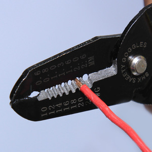 ZHCY Wire Stripper 14 AWG Front Entry High Carbon Steel Black Oxide Diy Electrician Tool - Product Image 2