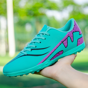 Scarpe da calcio Unisex di fascia alta per Futsal in erba naturale vera fodera in rete superiore in PU suola in gomma Design sportivo autunno inverno - Product Image 5