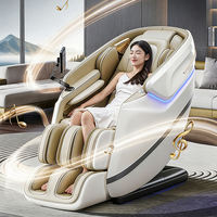 MC517 Fauteuil de massage électrique professionnel de luxe 4D Shiatsu à gravité zéro chauffant et sonique pour le corps entier, modèle 2026, prix canapé