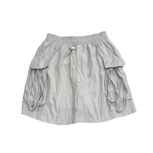 Short régulier anti-rides 100% Polyester Vietnam Short femme taille élastique taille moyenne décontracté solide Service OEM - Product Image 5
