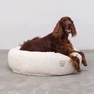 Free Sample Factory Wholesale Pet Bed Soft Cozy Bed For Cats <b>Dogs</b> Removable <b>Donut</b> <b>Dog</b> Bed - Product Image 4