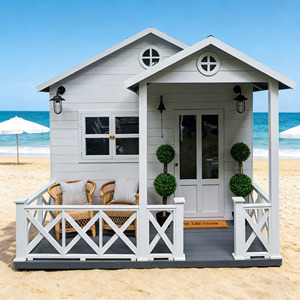 Petite maison en bois rustique et imperméable pour <span class=keywords><strong>jardin</strong></span>, plage ou resort - Product Image 1
