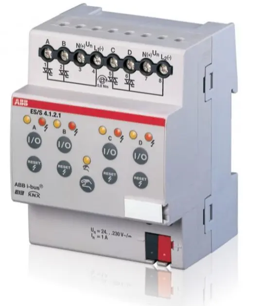 ABBB-disyuntores en miniatura Stotz-Kontakt 230 V AC, 50Hz, 4 terminales de tornillo MT701