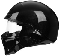 Casque de moto modulaire certifié 3C, mentonnière amovible, prêt à l'emploi