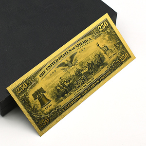 Uang Kertas Peringatan Ulang Tahun ke-250 AS Berlapis Emas Dua Sisi Merayakan Perayaan Sejarah Kemerdekaan Amerika - Product Image 3