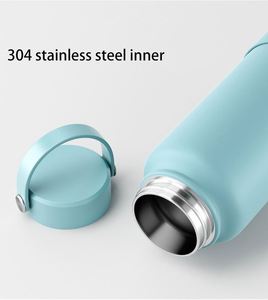 Gobelet isotherme en acier inoxydable de grande qualité, grande capacité de 32 oz, avec couvercle à poignée portable pour le sport, la gym, la randonnée et les boissons - Product Image 3