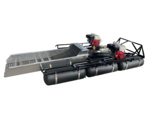 เครื่องขุดทองแบบถังเคลื่อนที่ขนาดเล็กสำหรับขาย ใช้เครื่องยนต์เบนซิน สำหรับล้างทรายและแยกทอง - Product Image 6