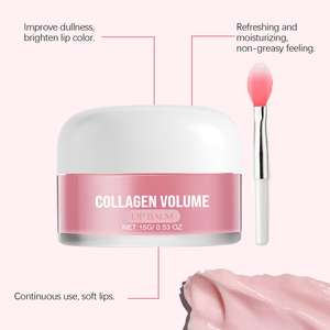 Bálsamo Labial Voluminizador de Colágeno 15g, Marca Privada OEM, Hidratante, Suavizante, Antiedad, Brillo - Product Image 4