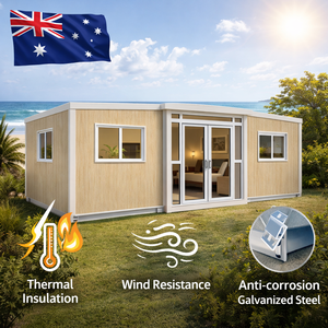 Rumah Kontainer Modular Prefab Mewah 20ft 30ft 40ft, 2 Kamar Tidur, Dapat Diperluas, untuk Resor, Kantor, atau Penggunaan Luar Ruangan - Product Image 1