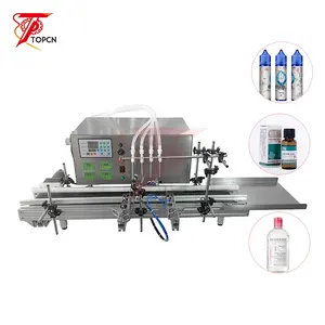 High Efficiency 10-500ml Bottles Water Alcohol Oil Filler Desktop Peristaltic Pump Liquid Filling Machine