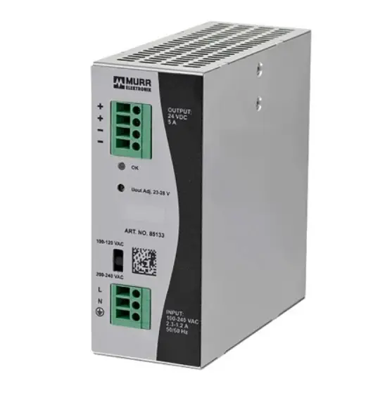 Brand New Murrelektronik 85133 Emparro Eco-Rail-2 Switching Power Supply 1 phase General terminal block and DIN rail Good Price