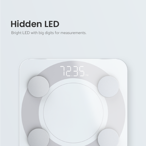 Báscula Analizadora <span class=keywords><strong>de</strong></span> Composición <span class=keywords><strong>Corporal</strong></span> Inteligente TRANSTEK Profesional, 180 kg, Resistente al Agua, Mide Grasa <span class=keywords><strong>Corporal</strong></span>, Peso, <span class=keywords><strong>Masa</strong></span> Ósea y Índice <span class=keywords><strong>de</strong></span> <span class=keywords><strong>Masa</strong></span> <span class=keywords><strong>Corporal</strong></span> (IMC) - Product Image 6