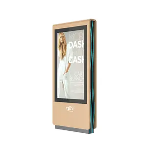 Double Sided LCD màn hình máy nghe nhạc quảng cáo 75 inch Hệ điều hành <span class=keywords><strong>Android</strong></span> kỹ thuật số biển - Product Image 1