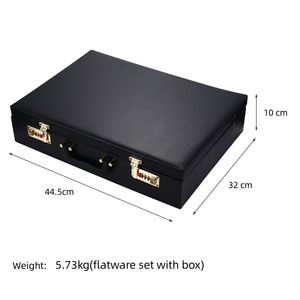 Vendita calda 304 72 pezzi 72 pezzi cucchiaio forchetta e coltello in acciaio inox placcato <span class=keywords><strong>oro</strong></span> Set di <span class=keywords><strong>posate</strong></span> 12 persone <span class=keywords><strong>servizio</strong></span> con confezione regalo - Product Image 2