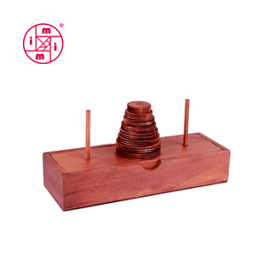 Khuyến Mại Bằng Gỗ Hanoi Tháp Đồ Chơi Trẻ Em Toán Học Kỹ Năng Xây Dựng Tháp Trò Chơi - Product Image 1