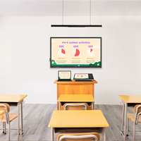 Podio inteligente de escritorio Escuela Sistema de control inteligente Podio multimedia digital con pantalla táctil