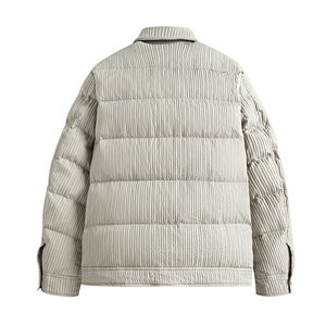 Veste d'hiver décontractée pour homme à capuche, petite taille, 90% de duvet, tissu en toile, design simple, style sportif polyvalent - Product Image 2