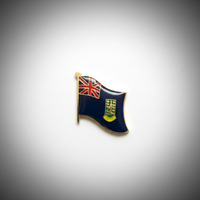 GREPAS GIFTS Épinglette drapeau des Îles Vierges britanniques de 1 pouce, épinglette patriotique mondiale pour chapeau