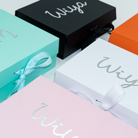 Boîte cadeau de chaussure en carton de haute qualité emballage de boîte à chaussures noir vide boîtes à chaussures personnalisées avec emballage de logo