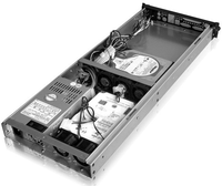 Boîtier de serveur industriel en rack EPona 5U 9 * Mini ITX Blade, châssis en acier de 1,2 mm avec alimentation 250 W et fenêtre latérale EKI-B9ITX