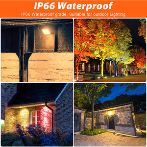 <span class=keywords><strong>LED</strong></span> Đèn Pha <span class=keywords><strong>RGB</strong></span> AC220V <span class=keywords><strong>30W</strong></span> 50W 100W 200W nhẹ Lũ lụt màu sắc thay đổi IP66 không thấm nước ngoài trời chiếu sáng Spotlight tường phản xạ - Product Image 6