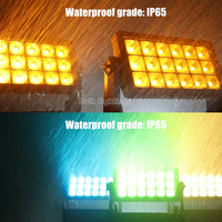 Projecteur LED de ville étanche à batterie Bothlighting 18x20W RGBWA UV 6-en-1 IP65 pour extérieur, sans fil DMX, éclairage de scène